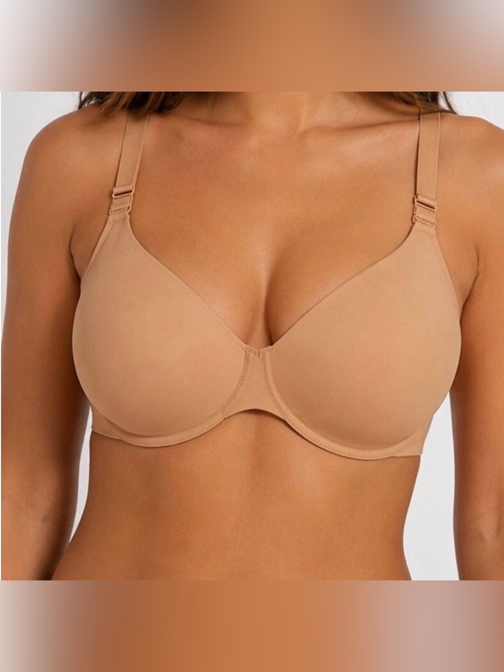 NWT SKIMS Smoothing Intimates Full Coverage Lightly Lined Bra 40DD Clay